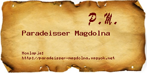 Paradeisser Magdolna névjegykártya